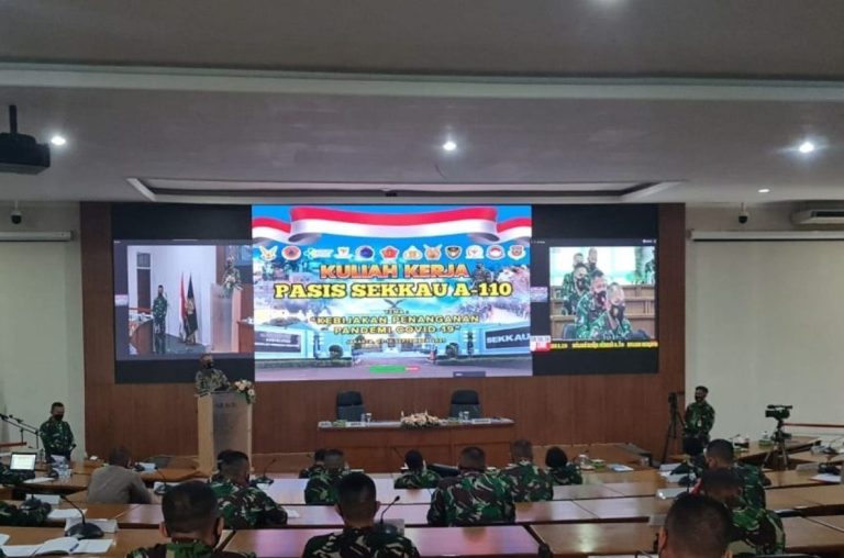  Kuliah Kerja Pasis Sekkau A-110 di Beberapa Instansi Pemerintahan Dan TNI